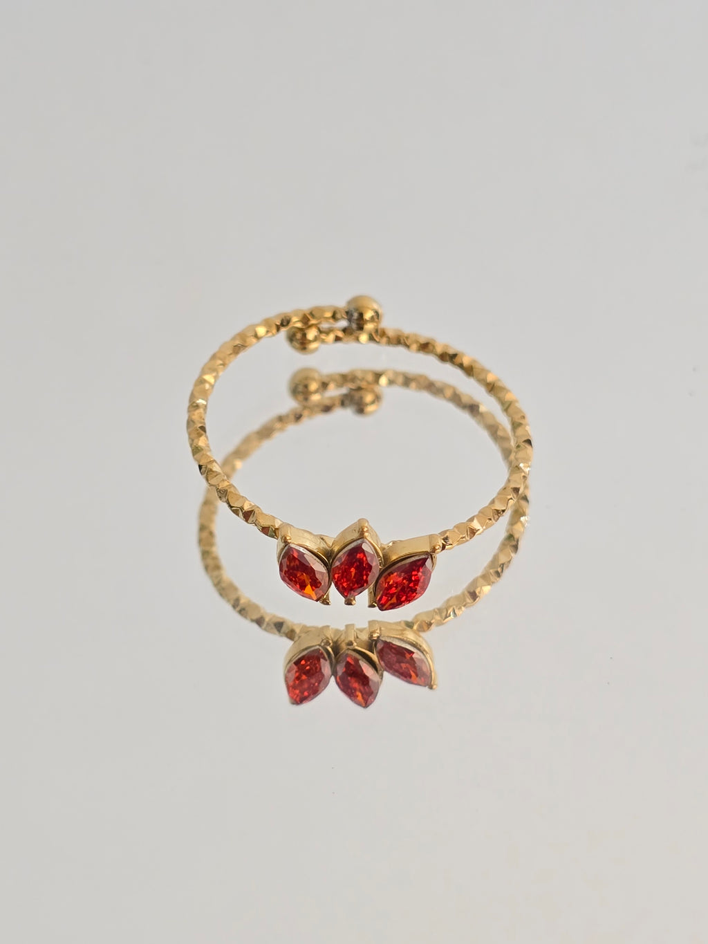 Bague Louise rouge