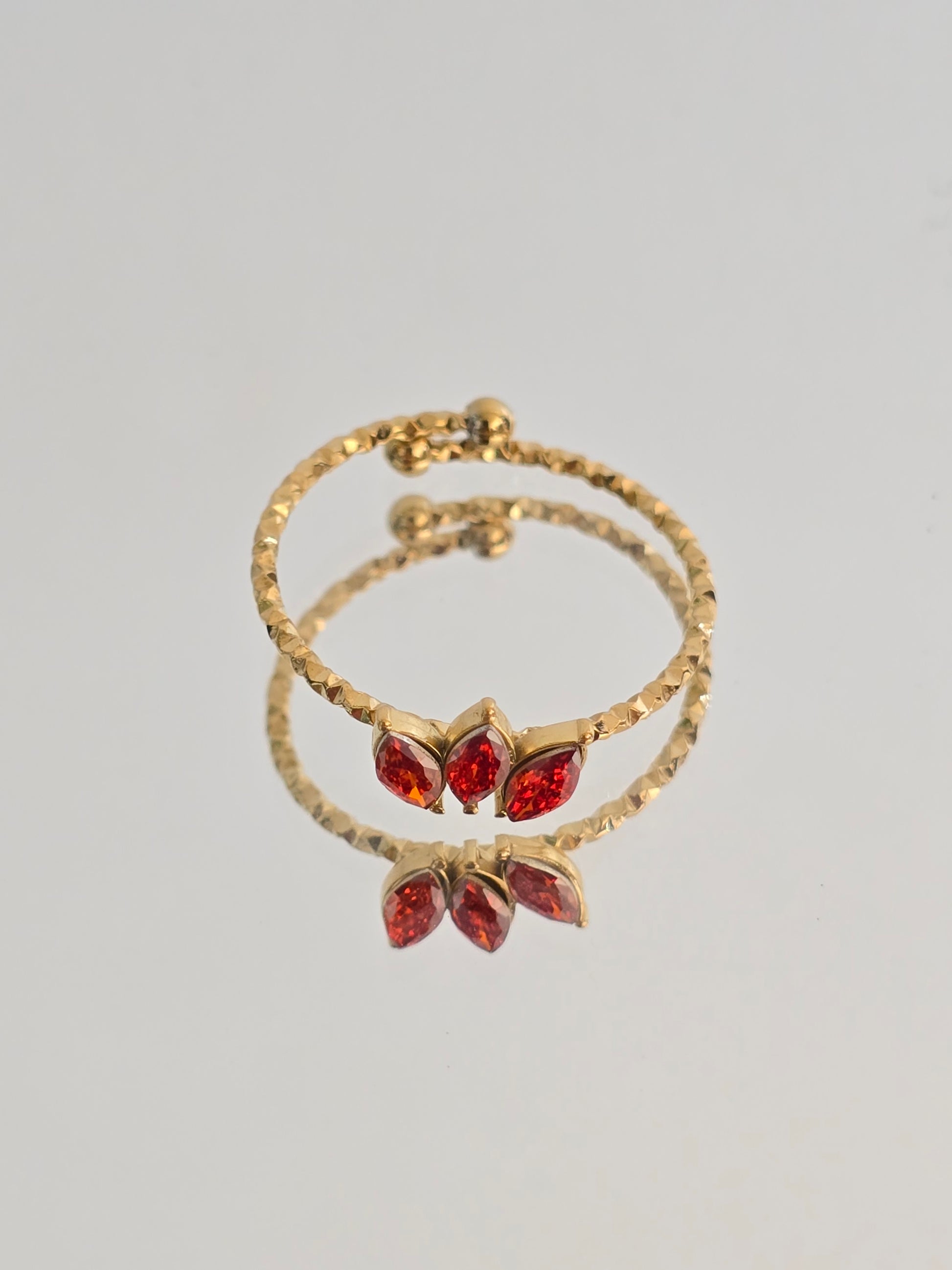 Bague Louise rouge