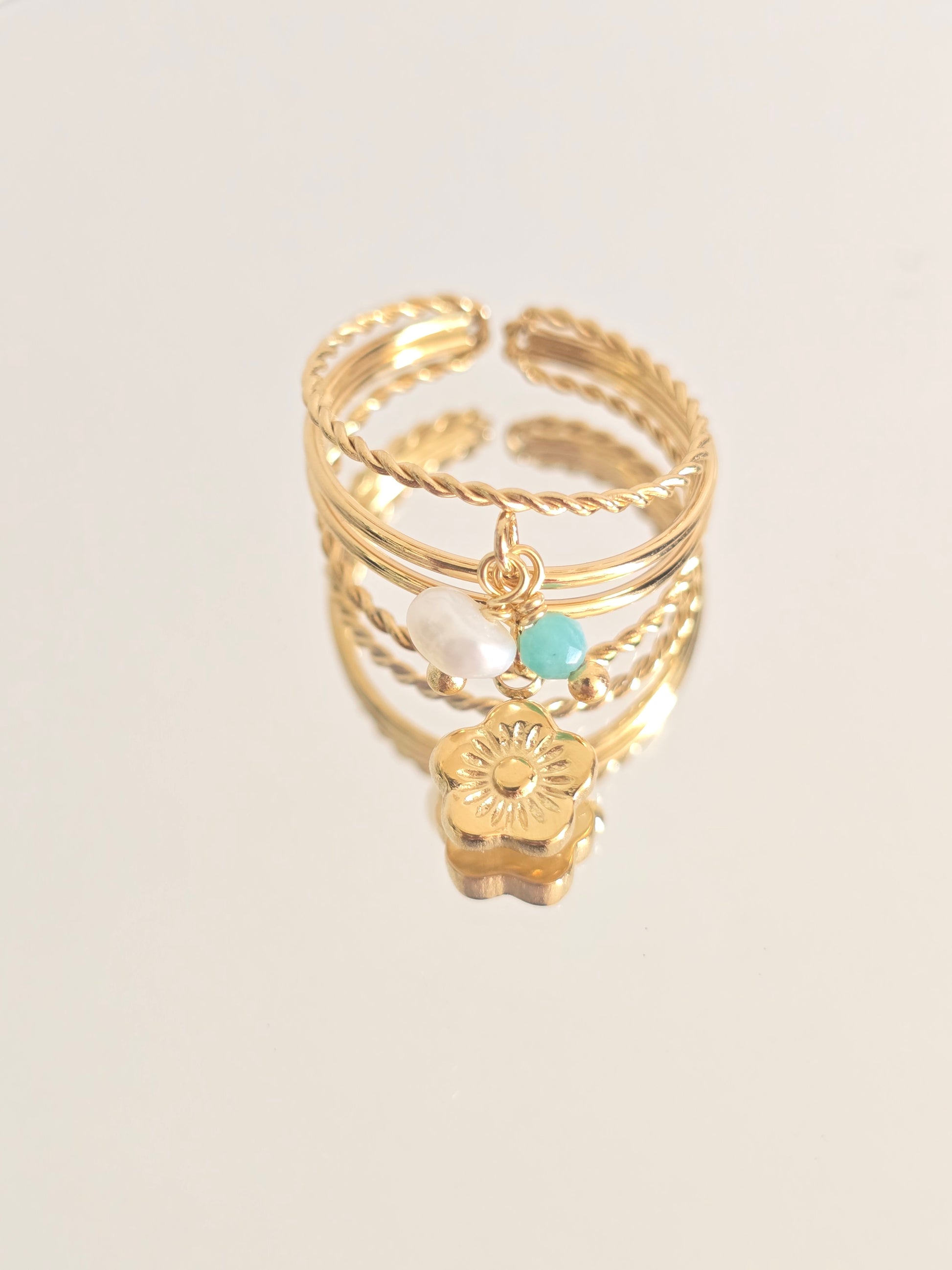 Bague Olivia bleu
