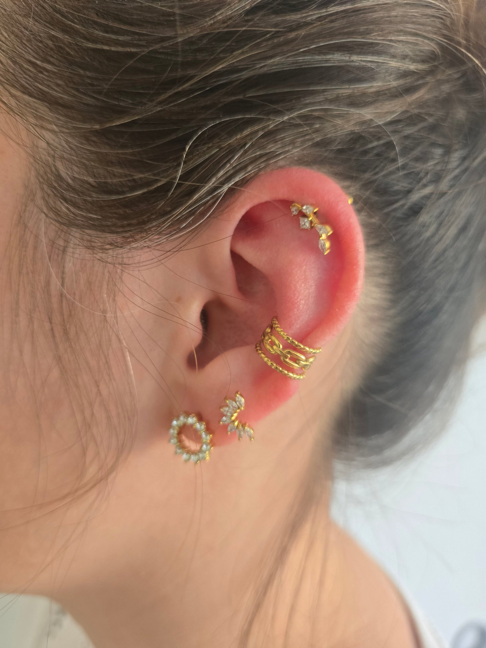 Manchette d'oreille Jade
